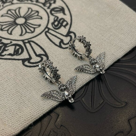 Chrome Hearts Angel Earrings - Picture 5 of 7